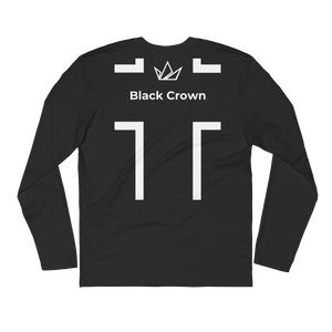 L/S Black Crown Fashion Brand Tee - Black Crown Fashion
