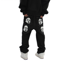 Load image into Gallery viewer, Four Headed Jeans - Black Crown Fashion