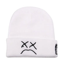 Load image into Gallery viewer, Lil Peep Hellboy Embroidered Beanie - Black Crown Fashion