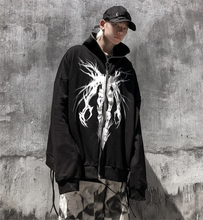 Load image into Gallery viewer, Devine Mark Hoodie - Black Crown Fashion