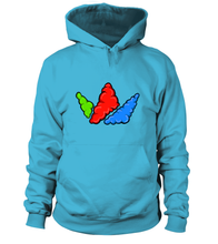 Load image into Gallery viewer, Primary Colors Bubble Crown Signature Hoodie - Black Crown Fashion