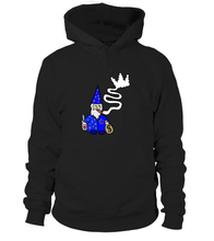 Load image into Gallery viewer, Wavy Wizard Black Crown Signature Hoodie - Black Crown Fashion