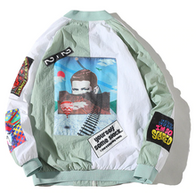 Load image into Gallery viewer, NYC Street Bomber Jacket - Black Crown Fashion