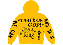 Load image into Gallery viewer, Kanye West CPFM for JIK Hoodie Yellow - Black Crown Fashion