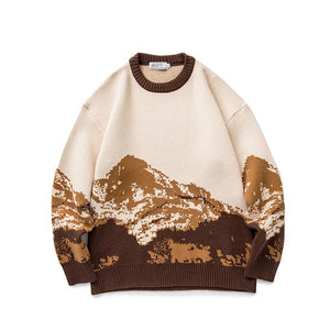 Mountain Top Pullover Crewneck Sweater