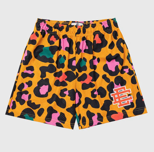 Cheetah Print Athletic Shorts