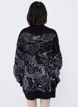 Load image into Gallery viewer, Skeleton Rider Knitted Pullover Sweater