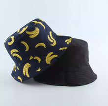 Load image into Gallery viewer, Banana Bucket Hat - Black Crown Fashion