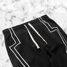 Load image into Gallery viewer, Lightning Stripe Joggers - Black Crown Fashion