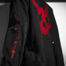 Load image into Gallery viewer, Demon Hunter Denim Jacket - Black Crown Fashion