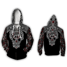 Load image into Gallery viewer, Way Of The Wolf Hoodie - Black Crown Fashion