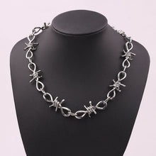 Load image into Gallery viewer, Barbed Wire Chain - Black Crown Fashion
