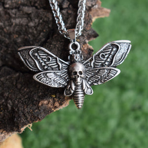 Butterfly Skull Chain - Black Crown Fashion
