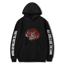 Load image into Gallery viewer, Juice Wrld &quot;All Girls Are The Same&quot; Hoodie - Black Crown Fashion
