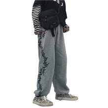 Load image into Gallery viewer, Thorned Unisex Sweatpants - Black Crown Fashion