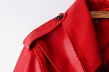 Load image into Gallery viewer, Premium Leather Biker Jacket - Black Crown Fashion