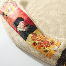 Load image into Gallery viewer, Van Gogh Vintage Wool Crewneck - Black Crown Fashion