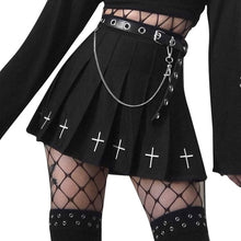 Load image into Gallery viewer, Cross Skirt - Black Crown Fashion