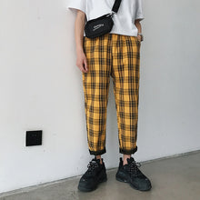 Load image into Gallery viewer, Vintage Plaid Pants - Black Crown Fashion