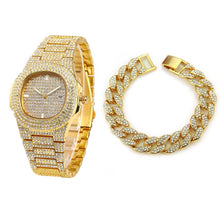 Load image into Gallery viewer, Signature Iced Out Watch Bundle - Black Crown Fashion