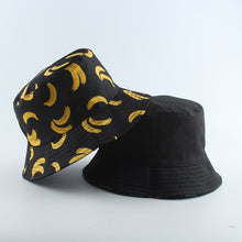 Load image into Gallery viewer, Banana Bucket Hat - Black Crown Fashion