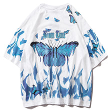 Load image into Gallery viewer, Boom Time Butterfly T-Shirt - Black Crown Fashion