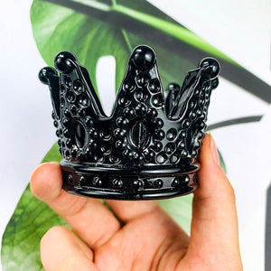 Black Crown Luxury Glass Ashtray - Black Crown Fashion