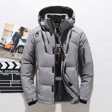 Load image into Gallery viewer, Mountain Top White Duck Puffer Jacket - Black Crown Fashion