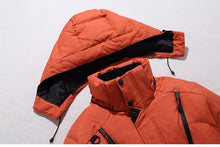 Load image into Gallery viewer, Mountain Top White Duck Puffer Jacket - Black Crown Fashion