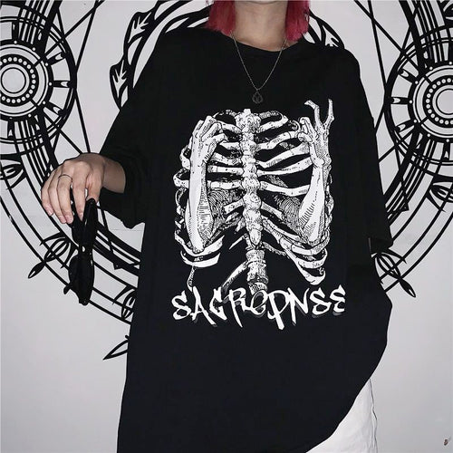 Sacrednss T-shirt - Black Crown Fashion