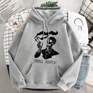 Double Jointed Hoodie - Black Crown Fashion