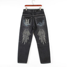 Load image into Gallery viewer, Wing It Jeans - Black Crown Fashion