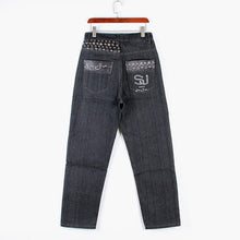 Load image into Gallery viewer, SJ Royalty Jeans - Black Crown Fashion