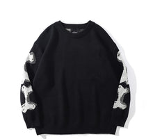 Load image into Gallery viewer, Oversized Skeleton Crewneck Sweater
