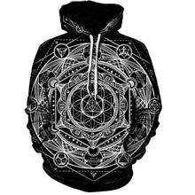 Load image into Gallery viewer, Astral Rave Hoodie - Black Crown Fashion