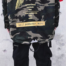 Load image into Gallery viewer, Camo &quot;X&quot; Jacket - Black Crown Fashion