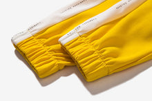 Load image into Gallery viewer, Yellow/White &quot;Forbidden Colours&quot; Side Stripe Joggers - Black Crown Fashion