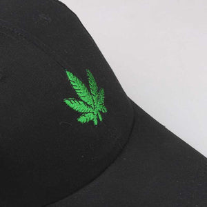 Embroidered Bud Hat - Black Crown Fashion