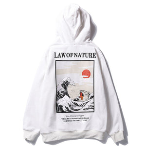 Law Of Nature Hoodie - Black Crown Fashion