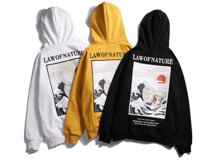 Law Of Nature Hoodie - Black Crown Fashion