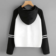 Load image into Gallery viewer, Give A Rose Cropped Hoodie - Black Crown Fashion