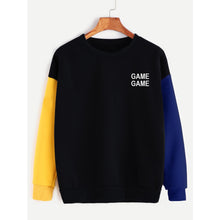 Load image into Gallery viewer, GAME GAME Sweatshirt - Black Crown Fashion