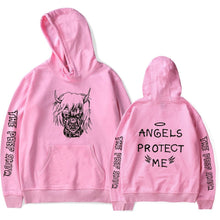 Load image into Gallery viewer, Lil Peep Angels Protect “ME” Hoodie - Black Crown Fashion