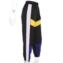 Load image into Gallery viewer, Activ-stripe Sweatpants - Black Crown Fashion