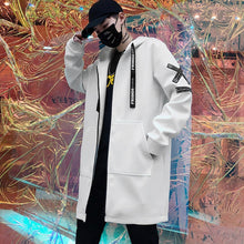 Load image into Gallery viewer, “X” Windbreaker Jacket - Black Crown Fashion