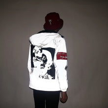 Load image into Gallery viewer, Distorted Faces Reflective Windbreaker - Black Crown Fashion
