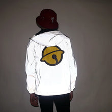 Load image into Gallery viewer, Saturn Reflective Windbreaker - Black Crown Fashion