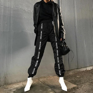 “I’m Future” Women’s Track Pants - Black Crown Fashion