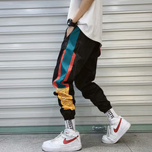 Load image into Gallery viewer, Fusion Stripe Pants - Black Crown Fashion