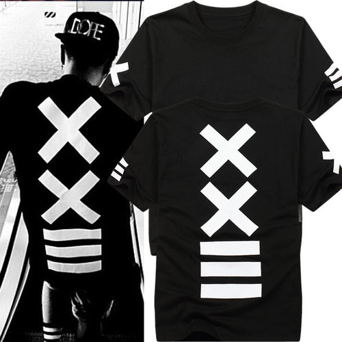 XXIII T-shirt - Black Crown Fashion